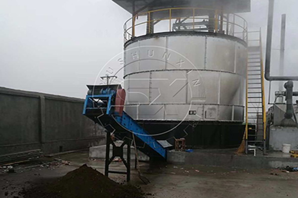 In-vessel organic fertilizer fermentation tank for sale