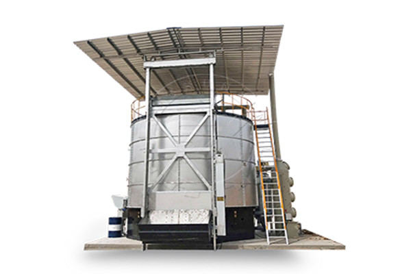 Fermentation tank for chicken manure composting