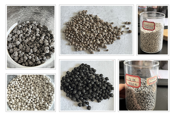 Fertilizer granules production