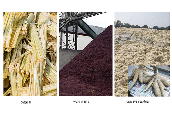 Industrial waste for organic fertilizer making