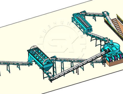 NPK Double Roller Granulation line In Indonesia