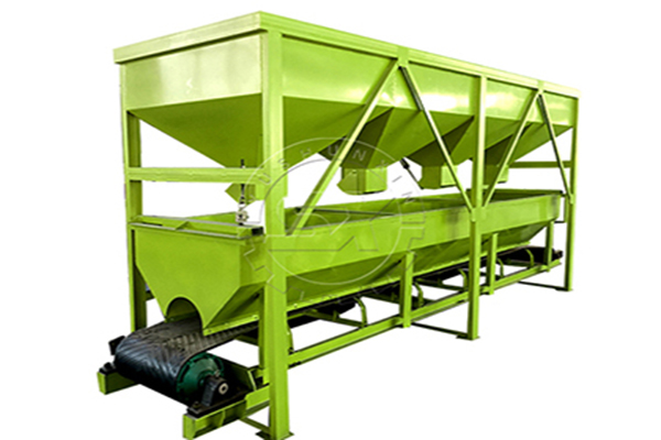Static batching machine for bulk blending fertilizer making