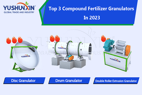 Top 3 Compound Fertilizer Granulators for sale