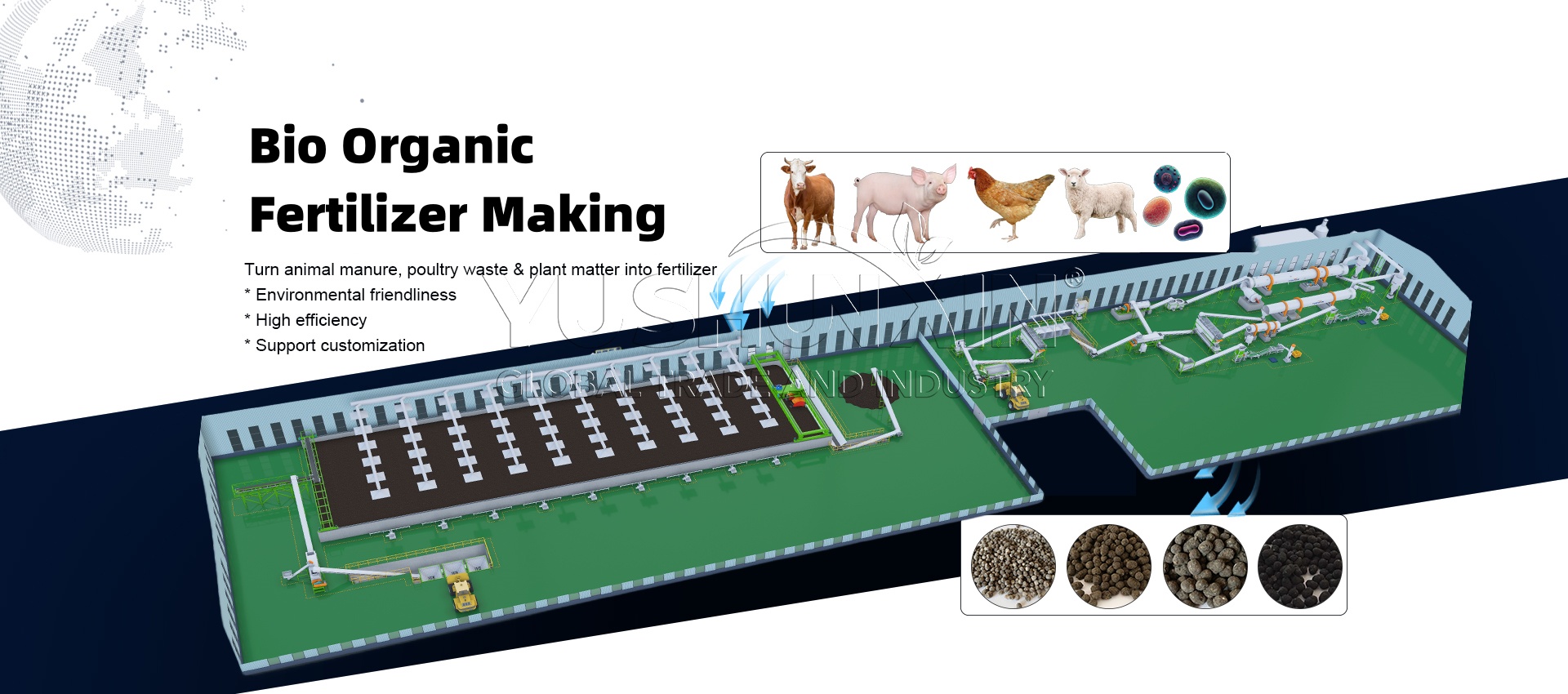 Bio fertilizer production line