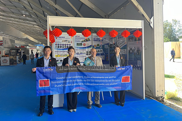 YUSHUXIN visit Fertilizer Equipment Exhibition In Morocco