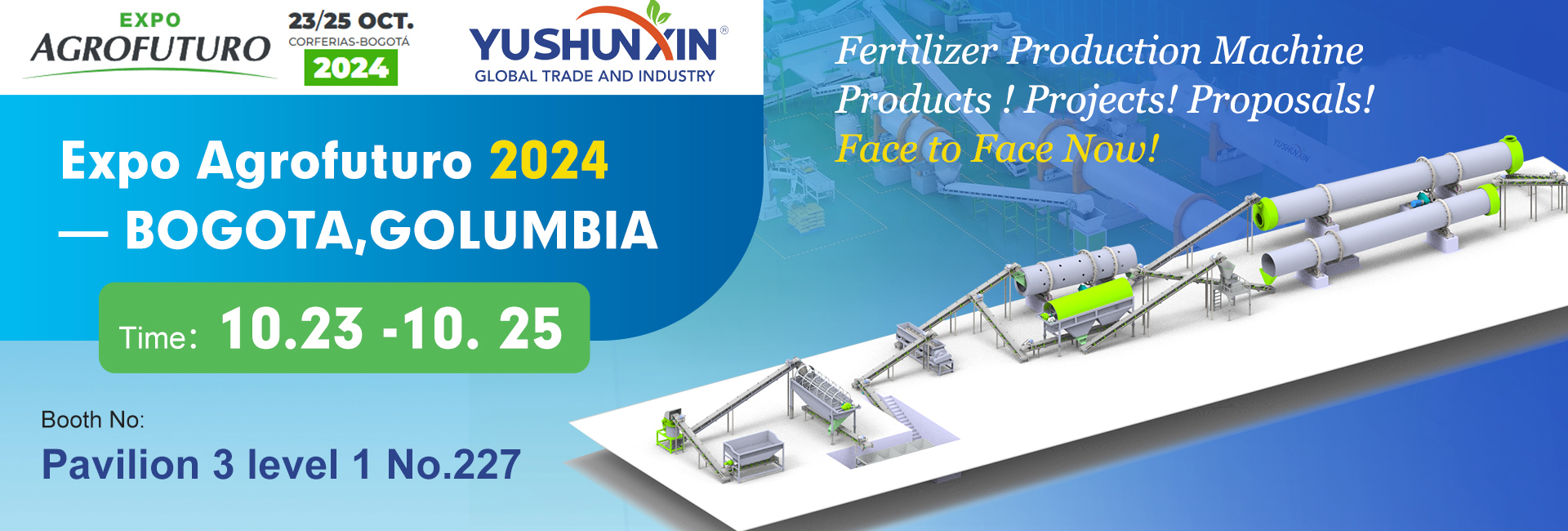 Fertilizer making plan face to face disscussion in Colombia Exhibition Fertilizer making plan face to face disscussion in Colombia Exhibition
