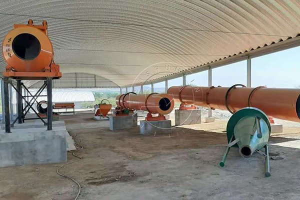 Installation of NPK granulation and blending system