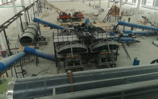 two-in-one fertilizer making plant of powder and pellet both