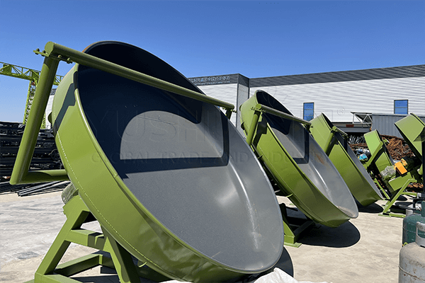 1-6 TPH pan fertilizer granulator machines in stock