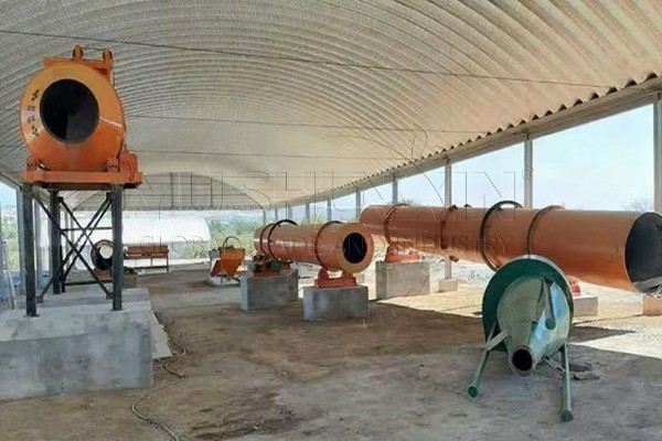 biofertilizer production with granule blending line