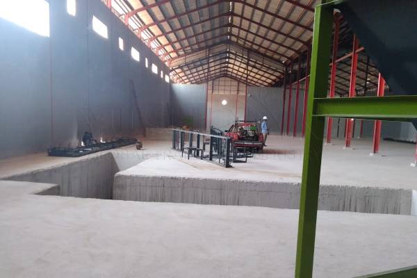 Area for 40 TPH bulk blending fertilizer system installation