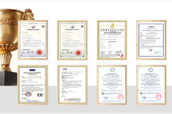 fertilizer equipment certificates of CE ISO SGS
