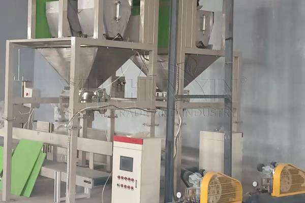 large scale bagging system for bulk blending fertilizer making project
