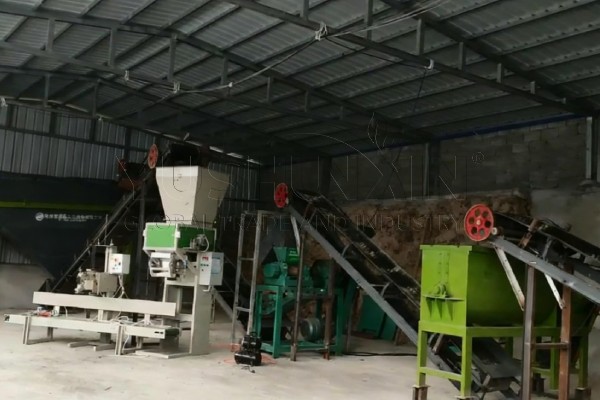 small roller press NPK fertilizer granulation plant