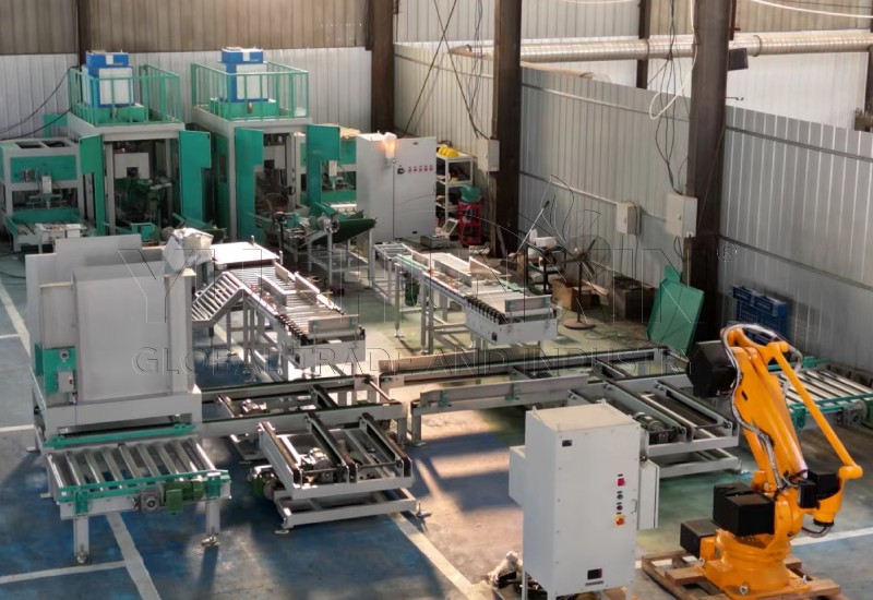 automatic fertilizer palletizer plant