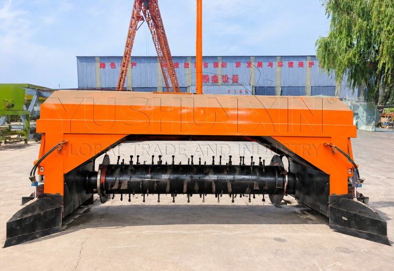 automatic fertilizer compost turner stock in YUSHUNXIN factory